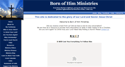 Desktop Screenshot of bornofhim.org